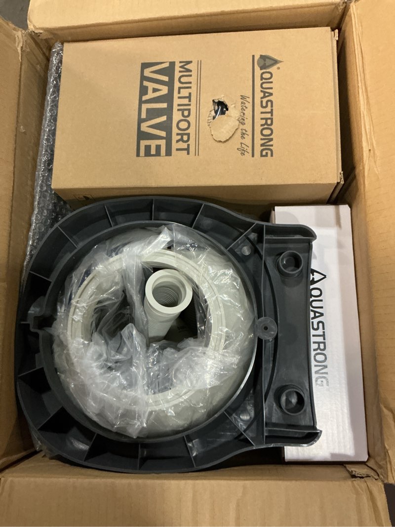 Condition photo showing Good Condition for aquastrong sand filter pump for above ground pool with timer, 1/2 hp pool pumps above ground 2500 gph for pools up to 9000gal, 12in pool sand filter with 6-way valve, improved circulation & filtration