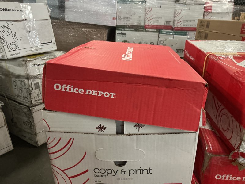 Condition photo showing As Is for office depot copy an print paper