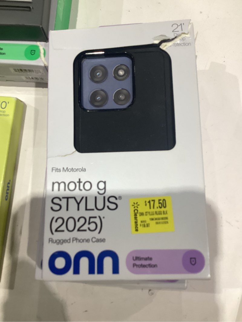 Condition photo showing Good Condition for onn rugged phone case for motorola moto g stylus (2025) - black