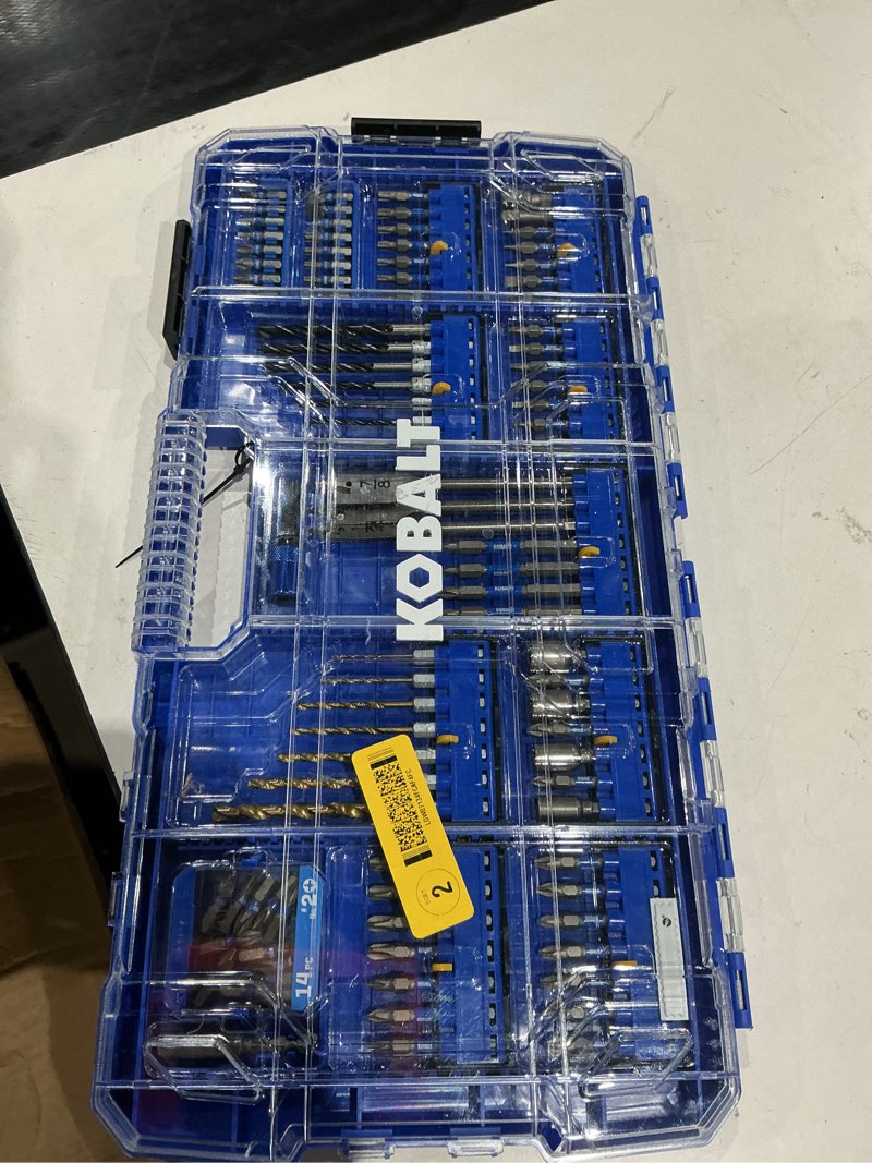 Condition photo showing Good Condition for kobalt 1/4-in x impact driver bit set 95 -piece