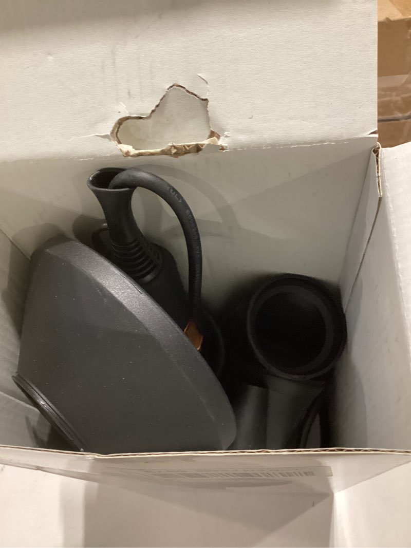 Condition photo showing As Is for slopehill Professional Ionic Hair Dryer, Powerful 1800W Fast Drying Low Noise Blow Dryer with 2 Concentrator Nozzle 1 Diffuser Attachments for Home Salon Travel (Black)