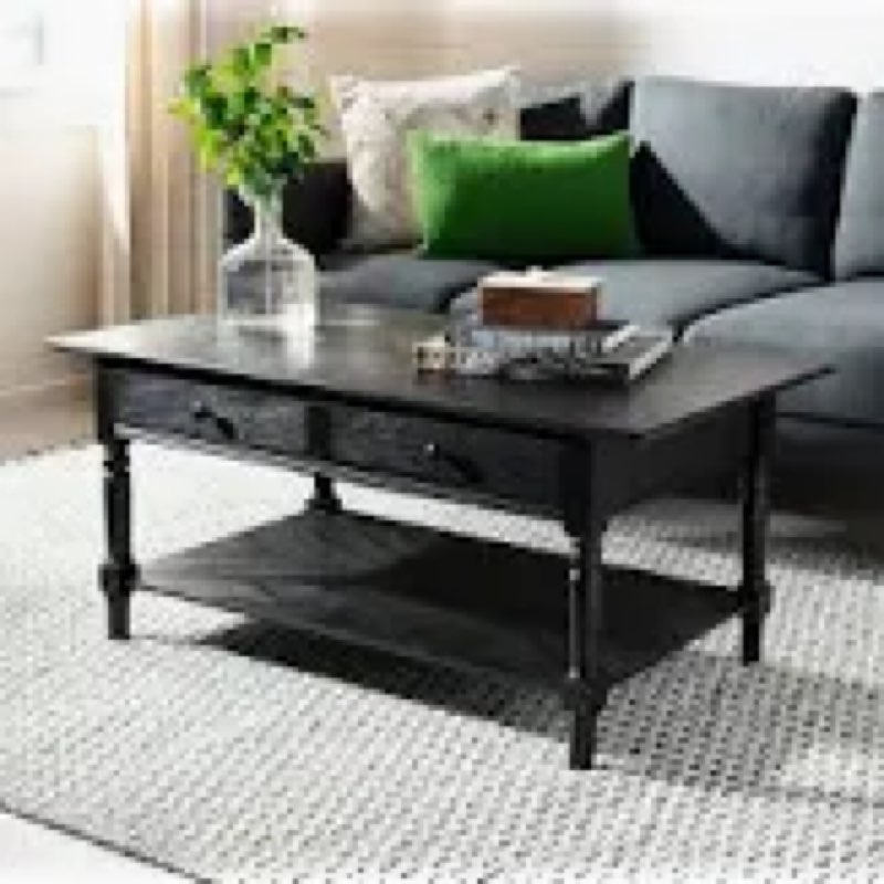 Tuoi Solid Wood Coffee Table with Storage