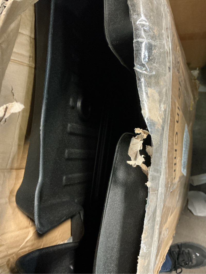 Condition photo showing Good Condition for Floor Mats & Cargo Liner & Backrest Mat Fit for 2017-2026 Chrysler Pacifica 7 Passenger Model (Non Hybrid & Non Pinnacle) & 2020-2026 Voyager: All Weather Floor Mats Pacifica Accessories Trunk mat
