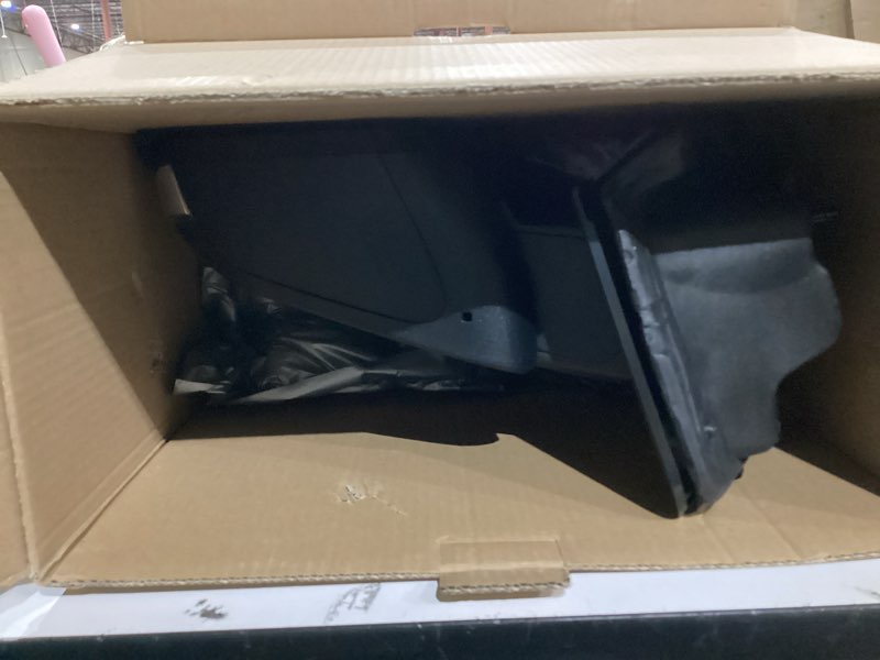 Condition photo showing Good Condition for Left Driver Side Mirror Compatible With 2021-2025 Ford F150 With Manual Folding Power Glass Heated Blind Spot Turn Signal Light Matte Black Replace#ML3Z17683TA (9Pins) L Matte Black-9Pins