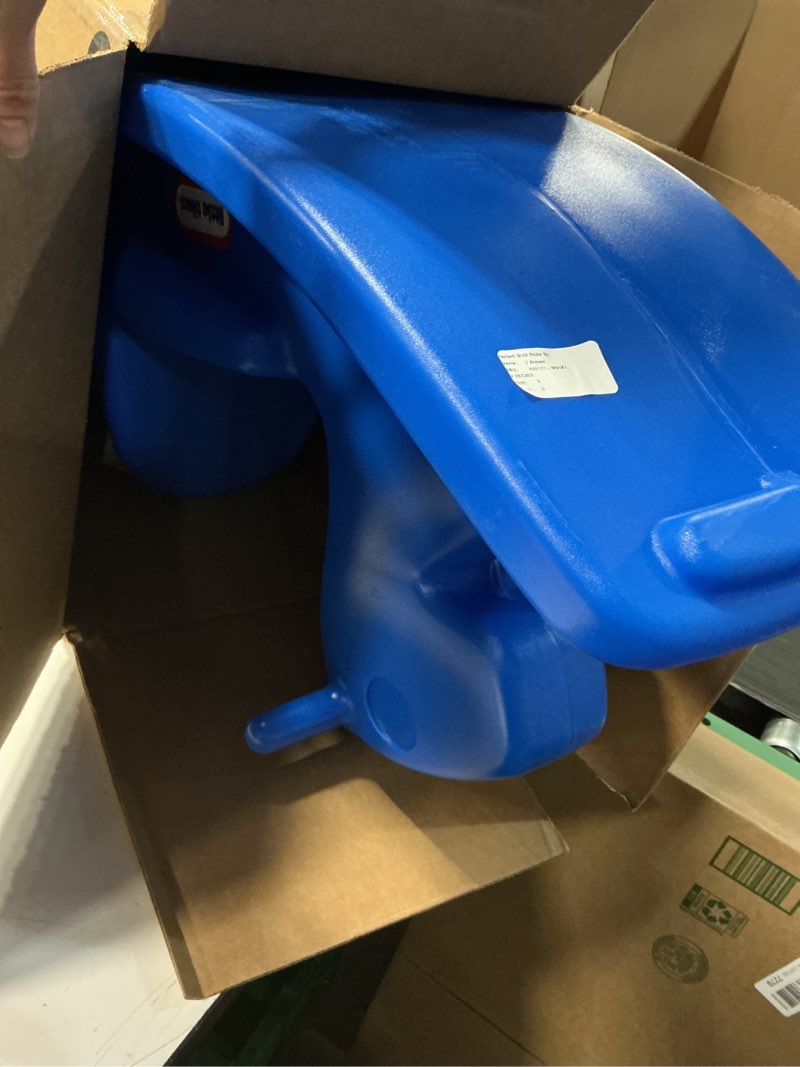 Condition photo showing Good Condition for little tikes rocking horse blue, 33.00 l x 10.00 w x 17.50 h inches
