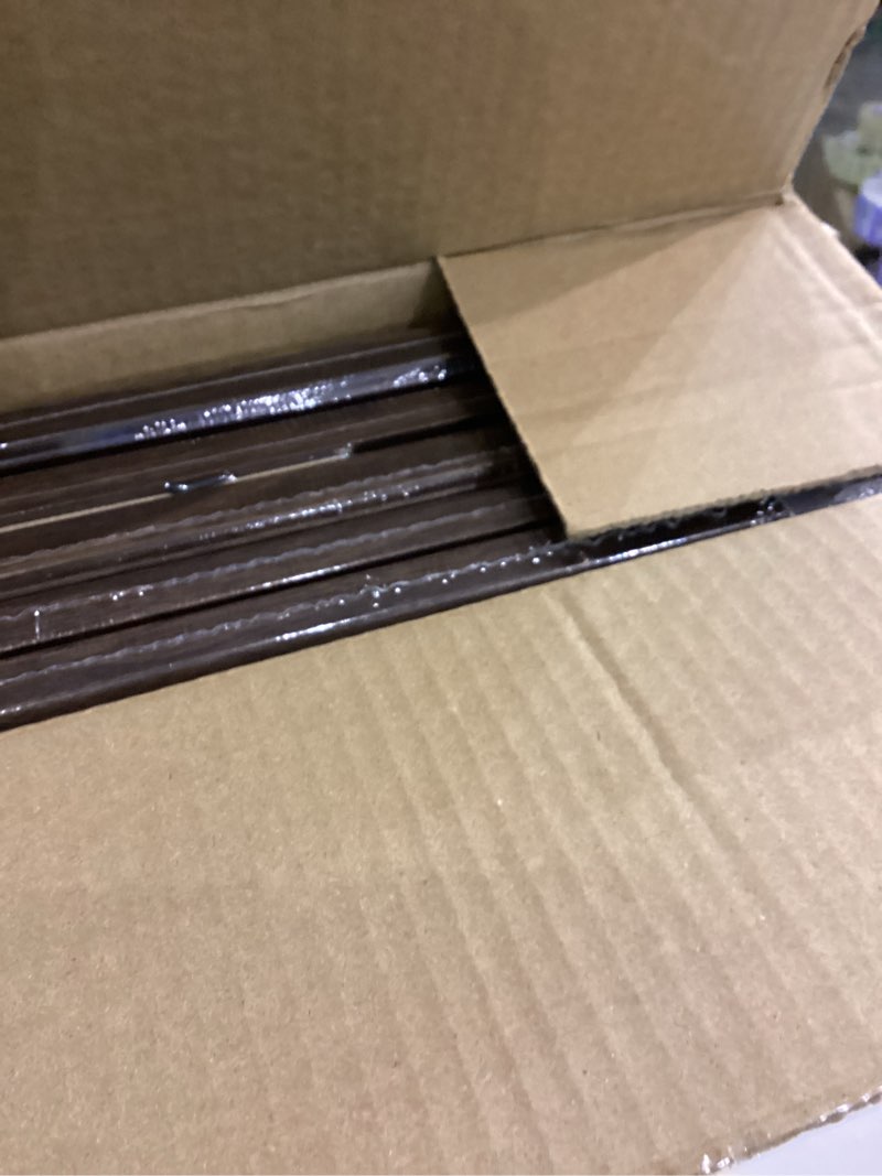 KTKDE 12x12 Picture Frame Set of 5, Walnut Wooden, Wall Hanging Display, Best Square Photo Frame Stu