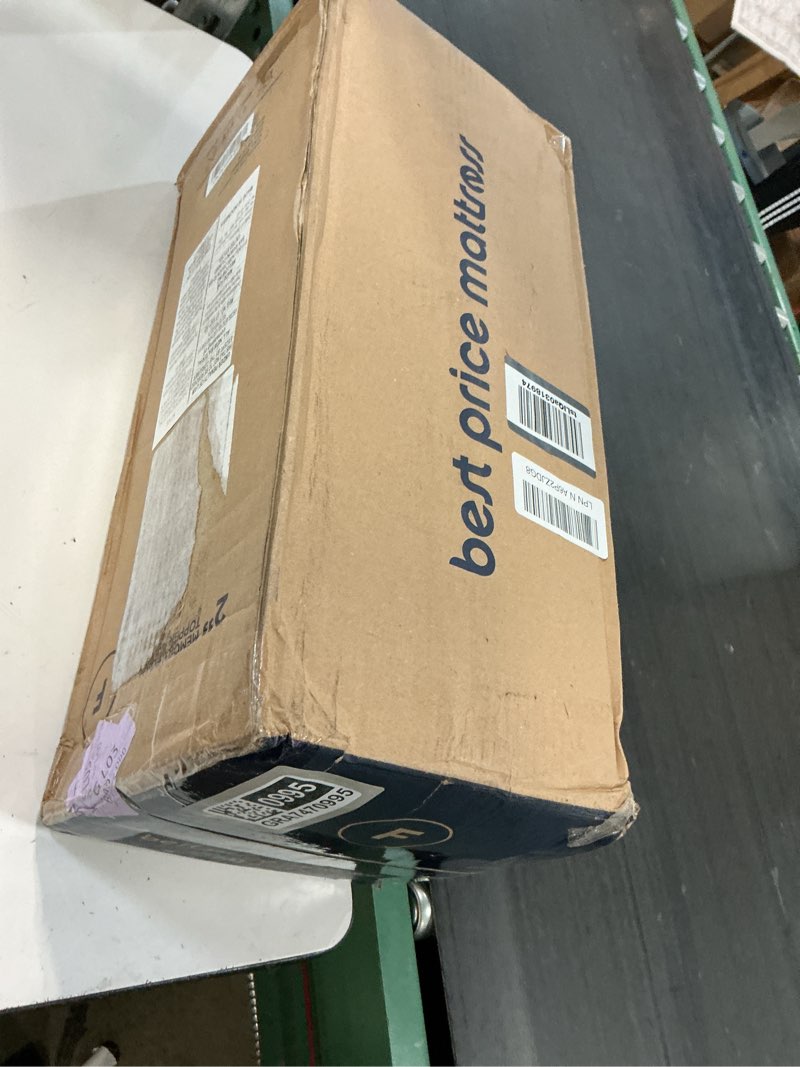 Condition photo showing New/Like New for best price mattress 2-inch ventilated gel memory foam topper - full, dorm essentials, blue full 2 inch