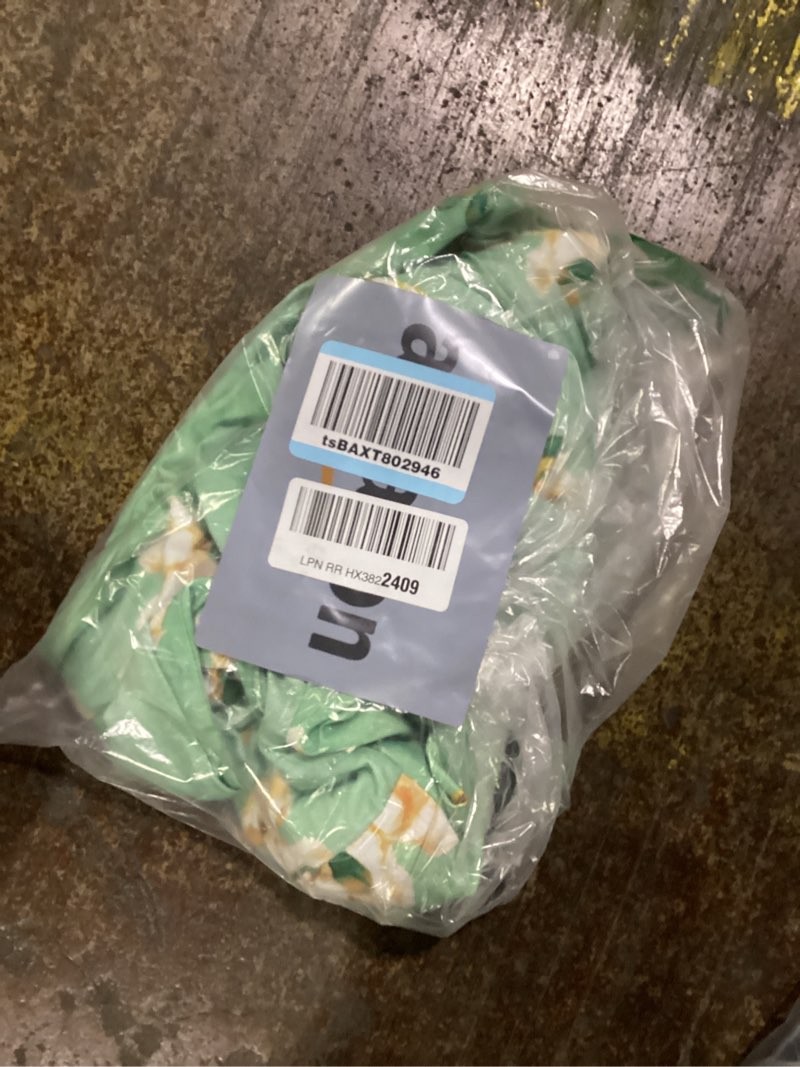 Condition photo showing Good Condition for deyeek hospital gowns for women tear away snap open back dress post shoulder surgery dresses soft adaptive clothing nightgown light green flower print large