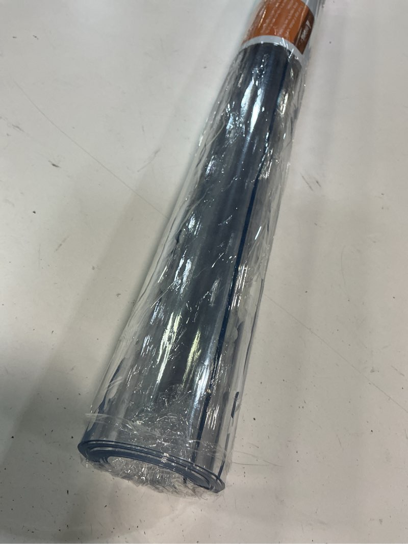 Condition photo showing Good Condition for Warmstar Clear Table Cover Protector 24 x 60 Inch,1.5mm Thick Plastic Table Cover Rectangle,PVC Clear Table Protector,Desk Protector Mat for Kitchen, Dresser, Writing Desk?Dining Room Table Clear 1.5mm 24 x 60 Inch