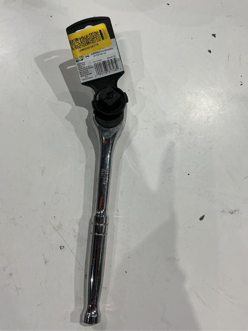 Condition photo showing As Is for kobalt 90-tooth 1/2-in drive full polish handle flexible head ratchet