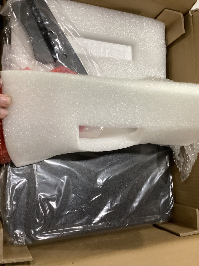 Condition photo showing Good Condition for keyboard tray under desk large c-clamp 25.6” (30” including clamps) x 11.8” slide-out platform computer drawer pull out keyboard & mouse tray black dsf4