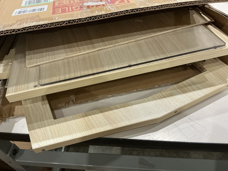 Condition photo showing As Is for hamster cage chewproof, large hamster cages and habitats, openable top with acrylic sheets, solid built openable wood roof 32"l x 16"w x 16"h