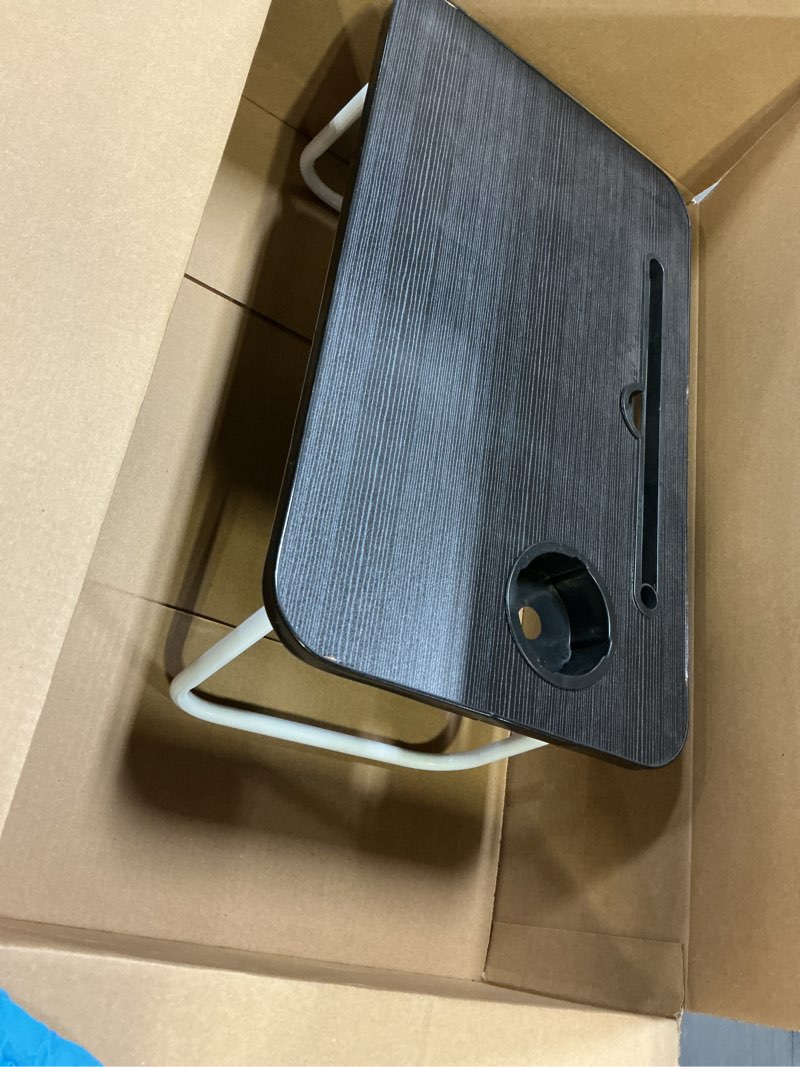 Condition photo showing Good Condition for Laptop Bed Tray Table, Laptop Stand, Portable Lap Desks with Foldable Legs, Reading Desk for Sofa Couch Floor - Medium Small