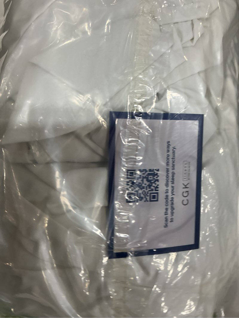 Condition photo showing Good Condition for bedskirt king size ruffle - 15 inch drop dust ruffle bed skirt with platform - ultra-soft, easy fit premium hotel quality - wrinkle free & fade resistant - for women, men, kids & teens - antique white king 15" drop 02 - antique white