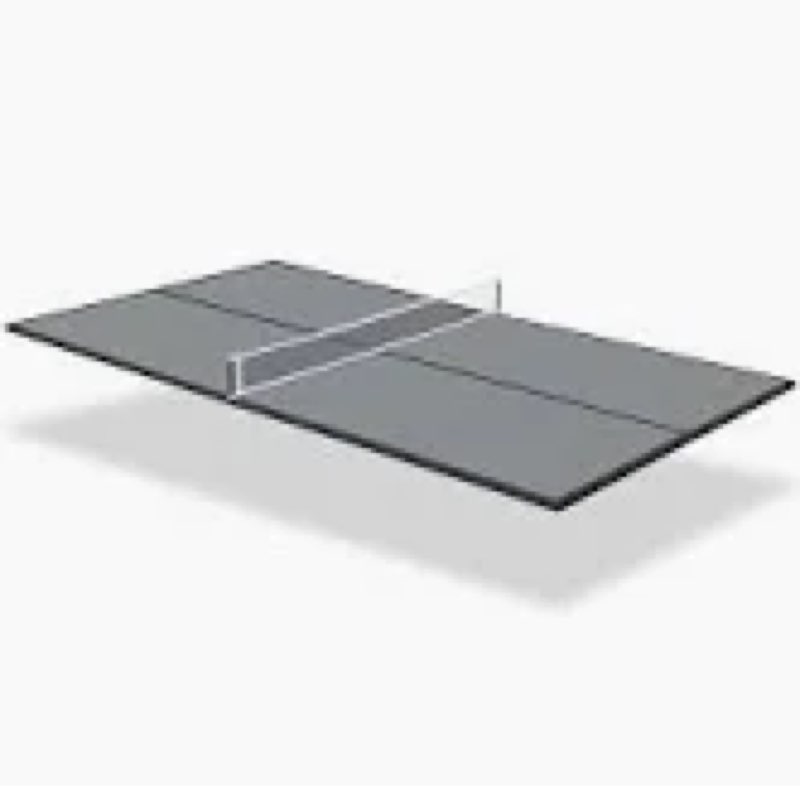 raychee 84" ping pong table top, table tennis conversion top with net & premium foam padding