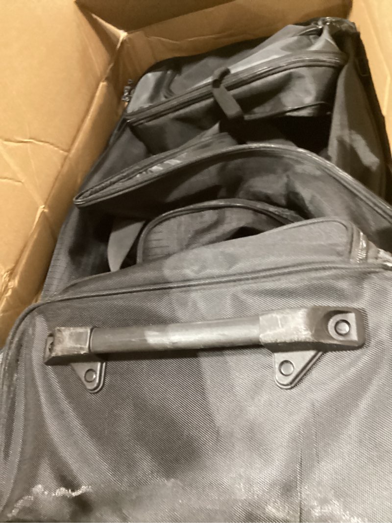 Condition photo showing As Is for similar  productpacific gear duffel bag with rolling wheels gray 30-inch
