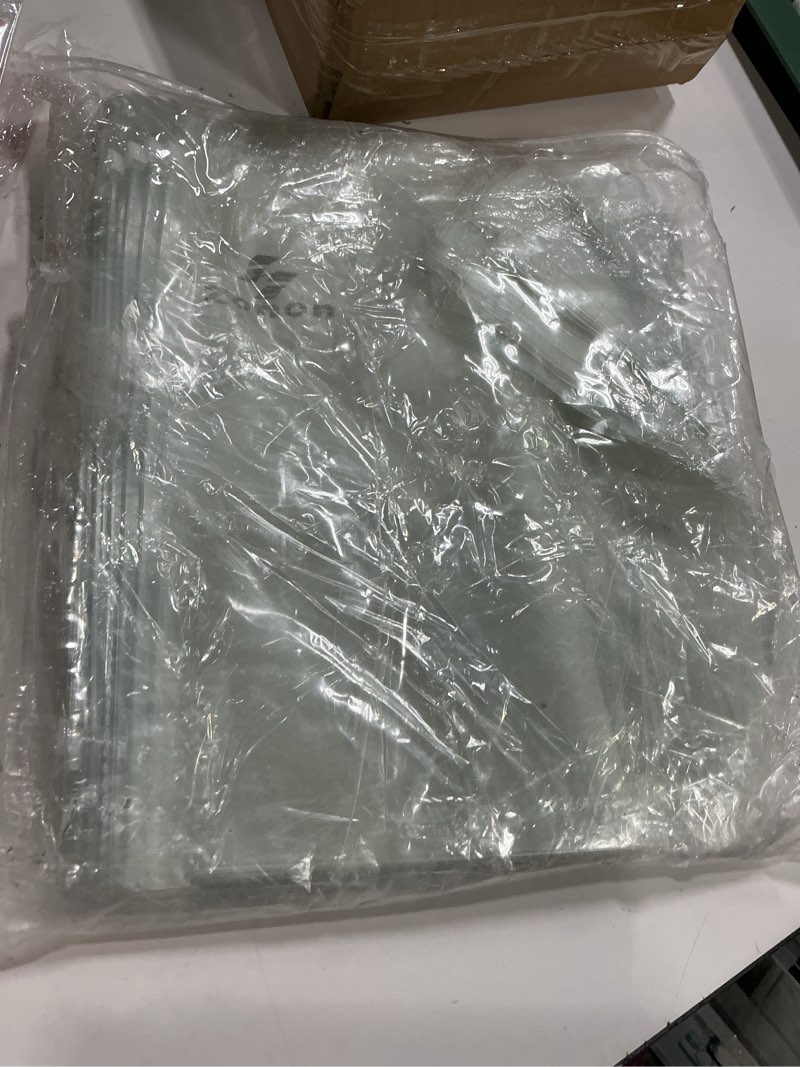 Condition photo showing New/Like New for Zonon 30 Pcs A4 3 Rings Tansparent Zipper Binder Pouches Clear Binder Pockets with Zipper Folders Waterproof PVC Loose Leaf Bags Filling Bags for Pen Pencil Notebooks File Document Tansparent Zippers A4