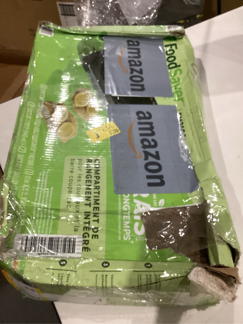 Condition photo showing As Is for FoodSaver Vacuum Sealer Machine, Automatic Bag Detection, Sous Vide Friendly, with sealer bags, roll, handheld vacuum sealer, black Vacuum Sealer + Accessories