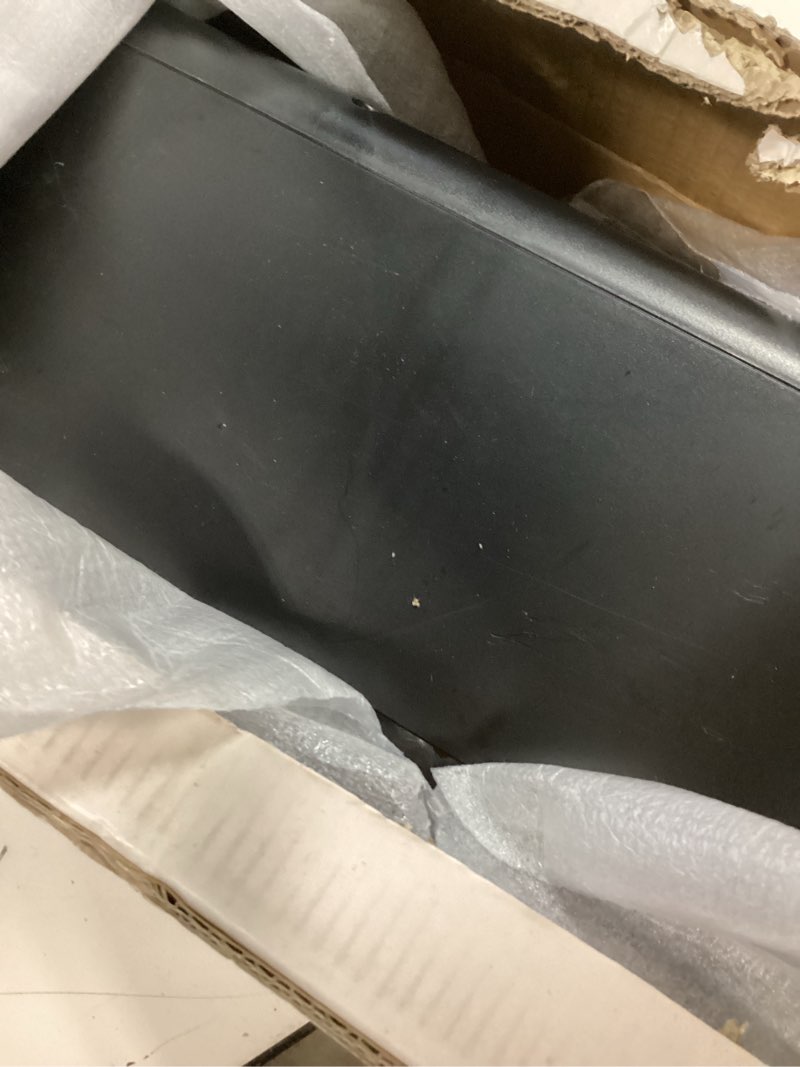 Condition photo showing As Is for space heaters for indoor use, 1500w ptc ceramic electric heater with thermostat, room temperature display, 70° oscillation, remote control, 12h timer, quiet portable heater for office bedroom