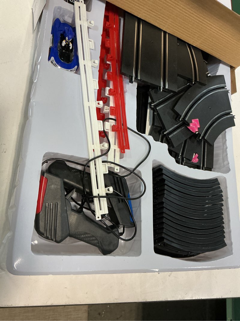Condition photo showing Good Condition for slot car race set b/o sart super loop sonic & shadow slot car (approx. 18 feet tracks) multi