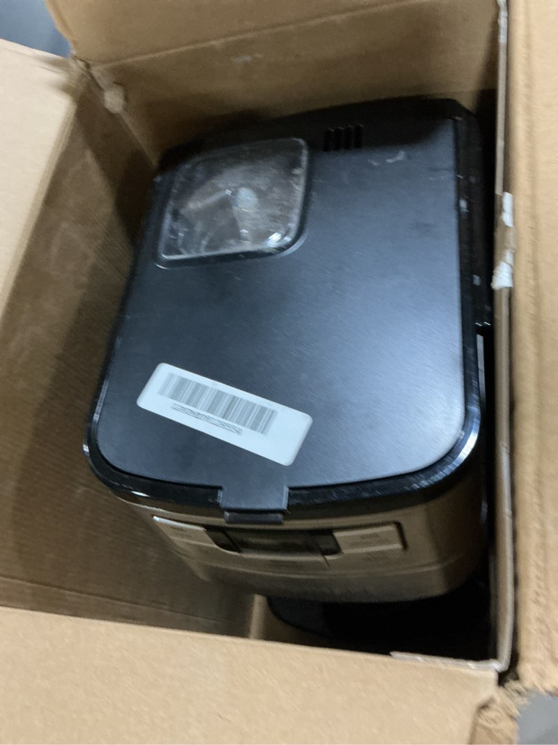 Condition photo showing As Is for Cuisinart Automatic Grind & Brew 10-Cup Coffee Maker with Blade Grinder, Programmable Coffee Machine Glass Carafe with 1-4 Cup Setting, Brew Pause, Grind-Off Option, DGB-450NAS, Black/Stainless Steel 10-Cup Thermal Automatic Grind & Brew Black/Stainless