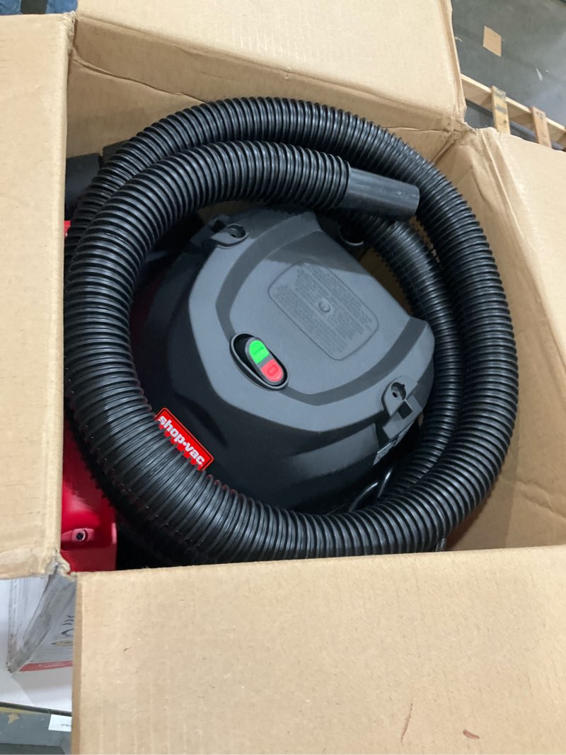 Condition photo showing Good Condition for Shop-Vac 5430162 Wet/Dry Vacuum, 5 Gallon, 4 Peak HP, 1-1/4 Inch Diameter x 7 Foot Hose, 6 Foot Cord, Ideal for Jobsite, Garage, Workshop & Home