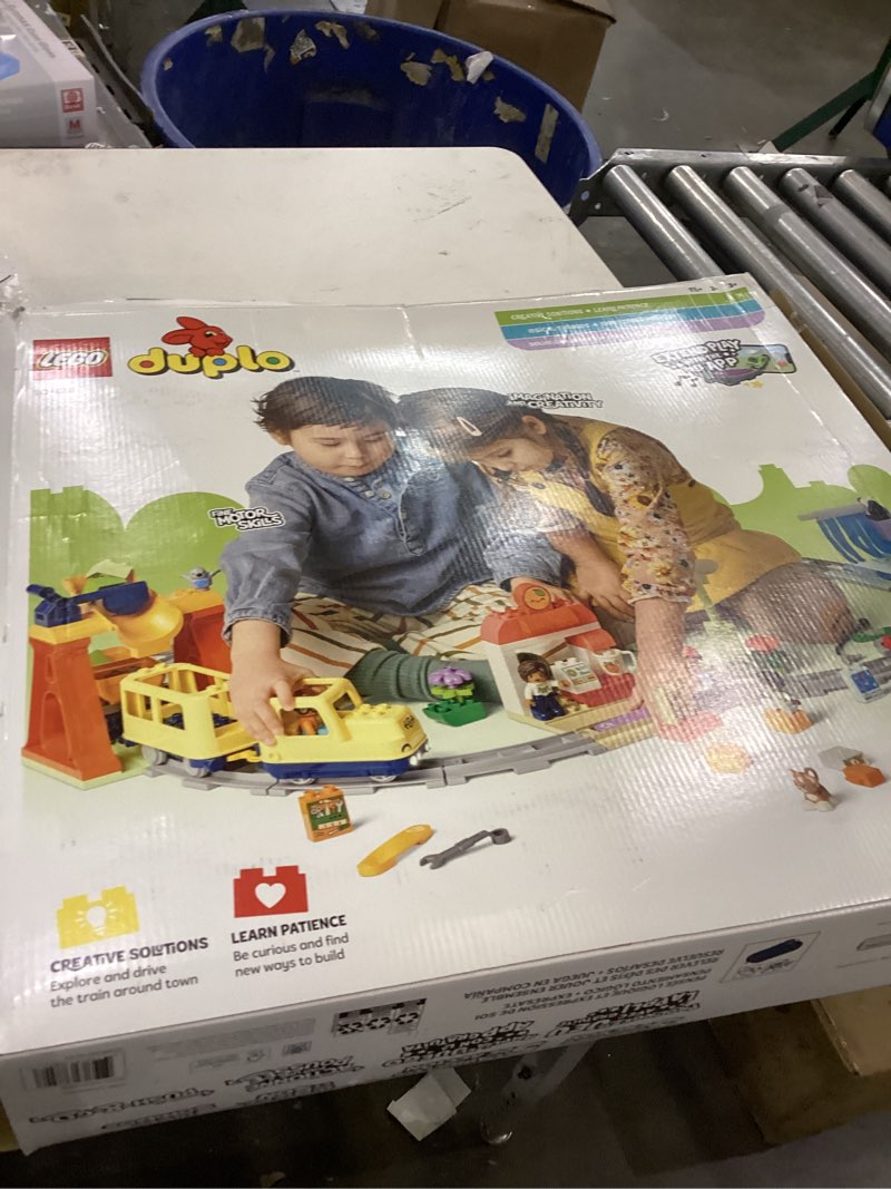 Condition photo showing As Is for LEGO DUPLO Town Big Interactive Community Train Set - Learning Toddler Train Toy Playset for Boys and Girls, Ages 3+ - Gift Idea for Birthdays and Holidays - 10428