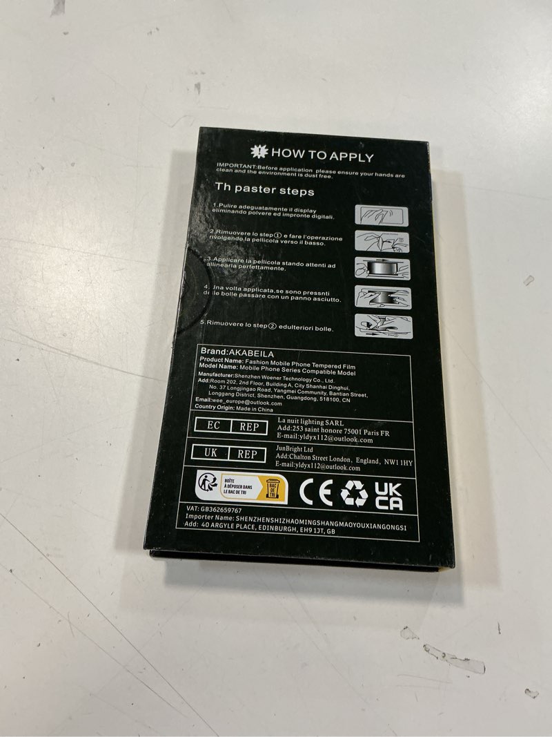 Condition photo showing New/Like New for [3 Pack Privacy Screen Protector for Huawei Mate X6 Privacy Glass Full Coverage Anti Spy Tempered Glass Protective Film Huawei Mate X6 Black