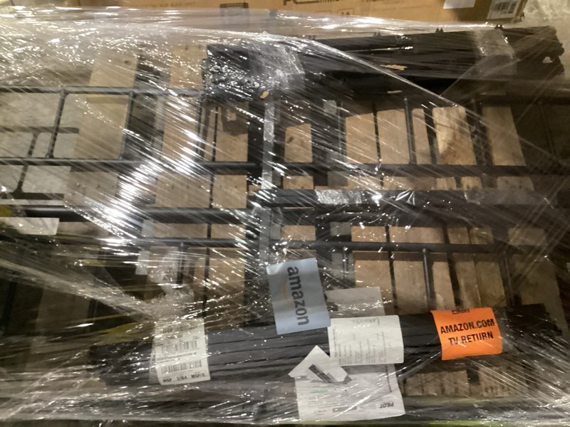 Condition photo showing Good Condition for King Size Bed Frame with Headboard and Footboard, 18 Inches High, 3500 Pounds Heavy Duty Metal Slats Support for Mattress, No Box Spring Needed,Noise-Free, Black King-05