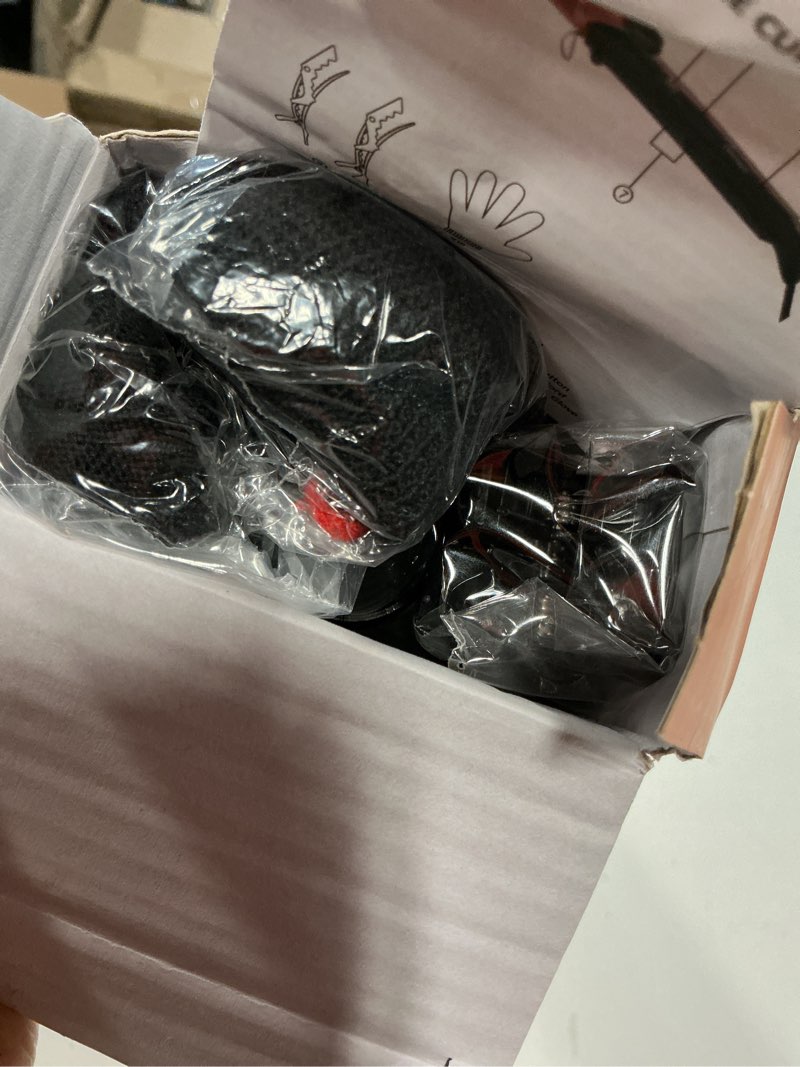 Condition photo showing Good Condition for Curling Iron 1 Inch, Long Barrel Ceramic Hair Wand, Fast Heating Hair Curler with 12 Heat Settings with LED Display, Hair Curling Wand Styling and Lasting on All Hair Types, Dual Voltage for Travel Classic Black