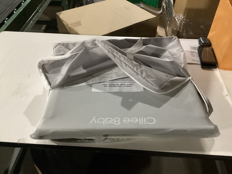 Condition photo showing As Is for Ciilee Baby Bed Rail for Toddlers Portable Travel Kids Beds Guard Rails for Queen Bed Foldable Children Side Railing for Twin Beds Adjustable Bedrail Barandas para Camas de Niños?Grey,48in 47.24Inch Grey