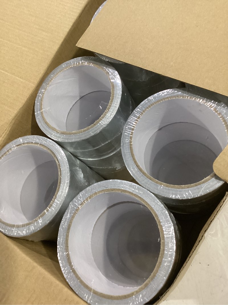 Condition photo showing Good Condition for nuitpy 18 pack aluminum foil tape, 3.9 mil 2 inch x 900 feet total foil tape, silver high temperature tape, metal tapes, seal hvac tape, insulation foil tape for ductwork, hvac, dryer vent, seal