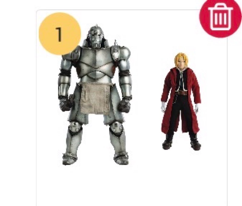threezero Fullmetal Alchemist: Brotherhood - FigZero Edward & Alphonse Elric 1:6 Scale Action Figure Set
