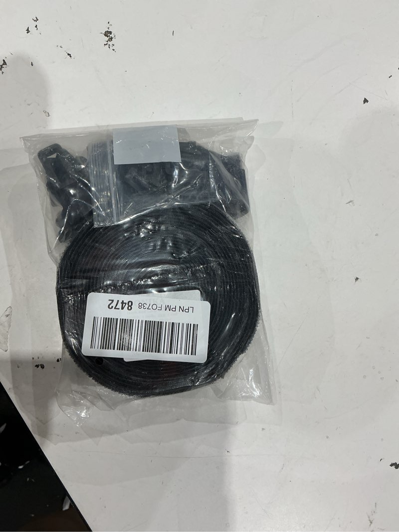 Condition photo showing Good Condition for 40ft hook and loop straps with 60 buckles, adjustable reusable cable straps, arbitrarily cut fixing nylon cinch strap