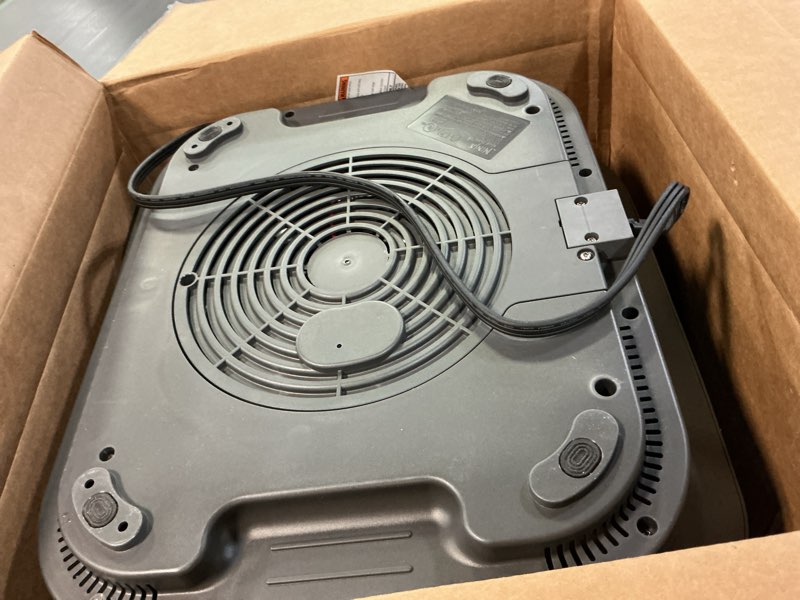 Condition photo showing As Is for Ninja Combi All-in-One Multicooker, Oven, & Air Fryer, Complete Meals in 15 Mins, 14-in-1 Functions, Combi Cooker + Air Fry, Bake, Roast, Slow Cook and More, 3 Accessories, Stainless Steel, SFP701