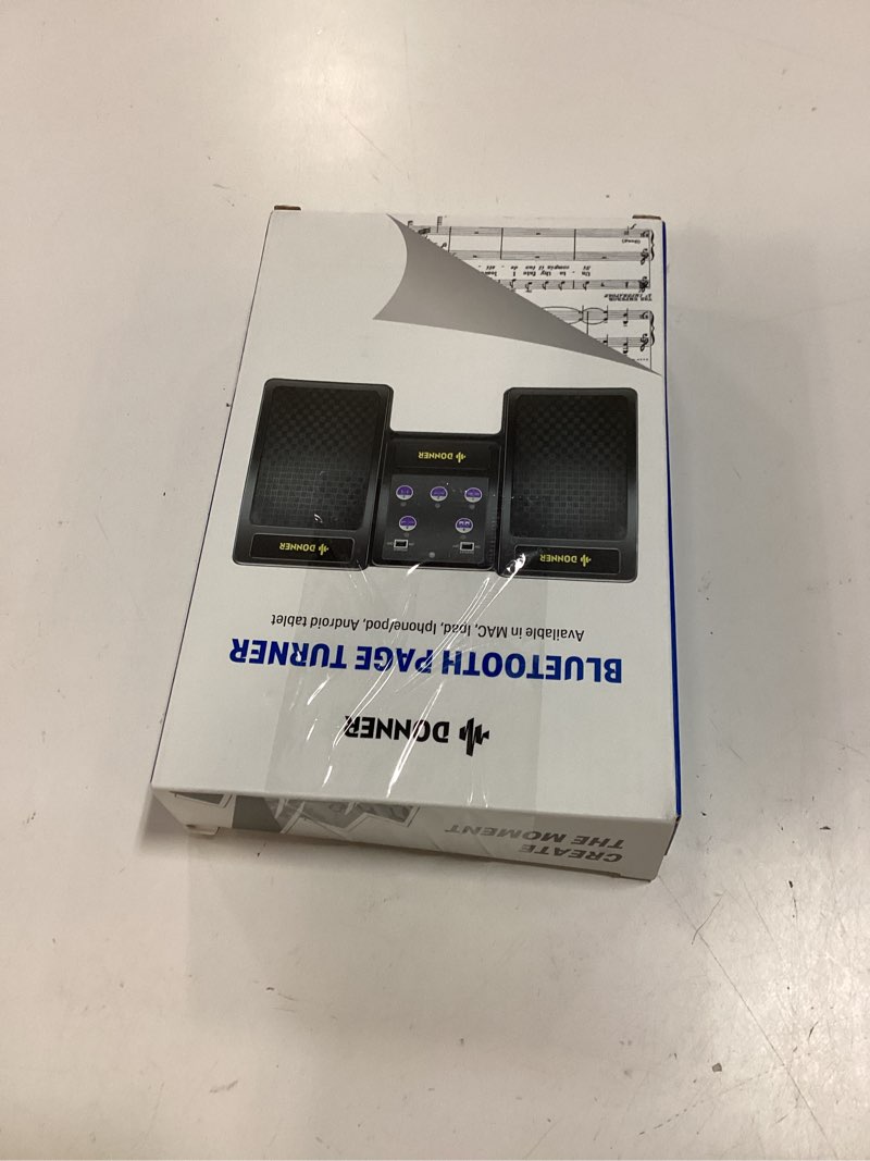 Condition photo showing New/Like New for donner wireless bluetooth page turner pedal for ipad tablets phone foot pedal rechargeable,black