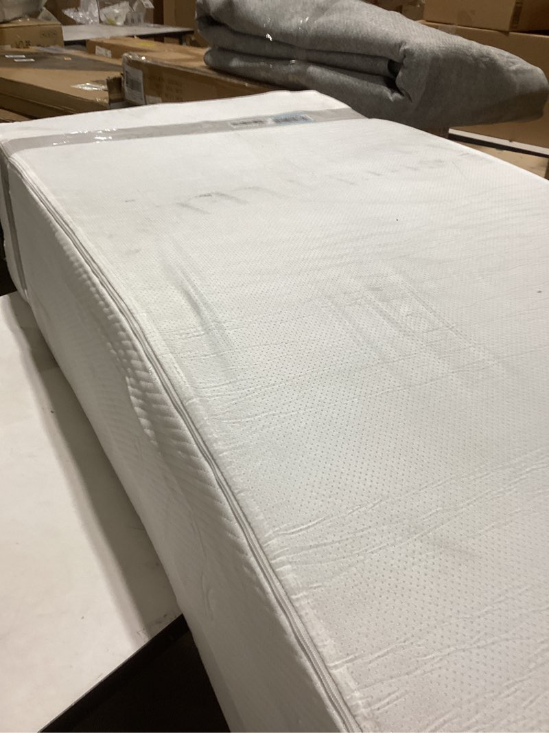 novilla foldable mattress, full size comfort foam trifold mattress with cloud design cover, 4 inch f