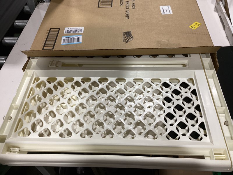 Condition photo showing Good Condition for toddleroo by north states - supergate ergo baby gate: plastic baby gate for stairs & doorways - adjustable indoor safety gate - made in usa - 26 to 42 inches wide - 26 inches tall - ivory