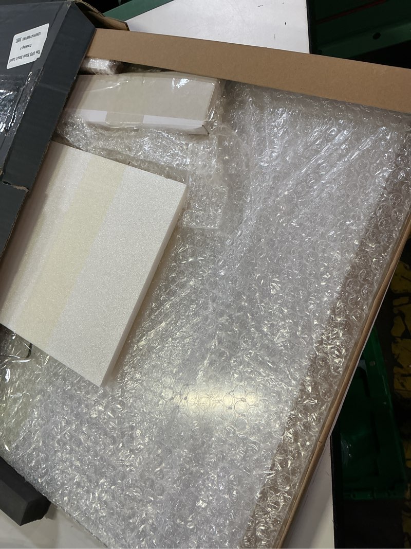 Condition photo showing Good Condition for yeoux glass dry erase whiteboard - 17x23 ultra clear glass white board for wall with wooden based floating marker tray, non-magnetic writing for kitchen, home and office. plain-clear 23"w x 17"h