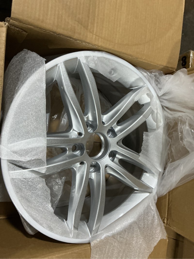 Condition photo showing Good Condition for Factory Wheel Replacement New Rims 17x7.5 17 Inch Front Aluminum Alloy Wheel Rim Fits for Mercedes-Benz C-Class C250 C300 C350 2012 2013 2014, ALY85227 Silver