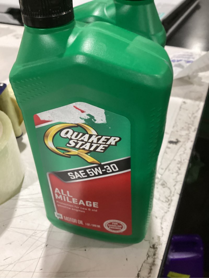 2 pk quaker state all mileage 5w-30 motor oil, 1 quart