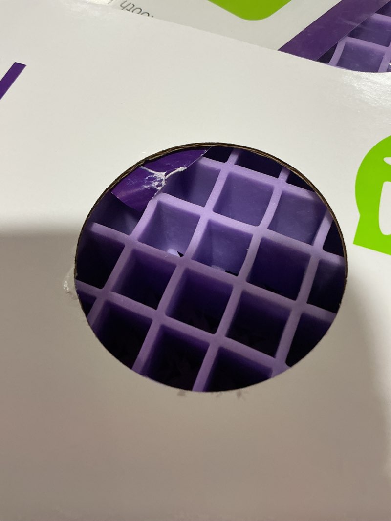 Condition photo showing Good Condition for purple ultimate seat cushion | pressure reducing grid designed for ultimate comfort | designed for gaming | made in the usa