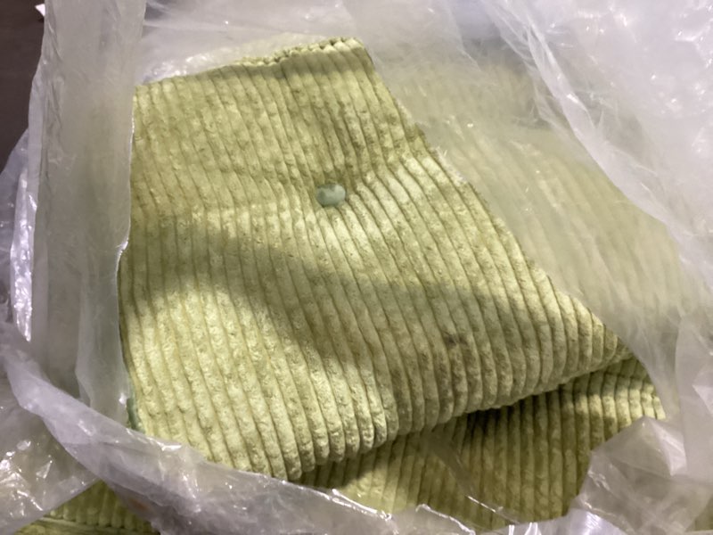 Condition photo showing As Is for MAXYOYO Folding Sofa Bed, Convertible Sleeper Chair with Pillow Foldable Matress, Portable Fold Out Chair Bed Comfy Floor Sofa Lounge for Living Room Bedroom Single Green