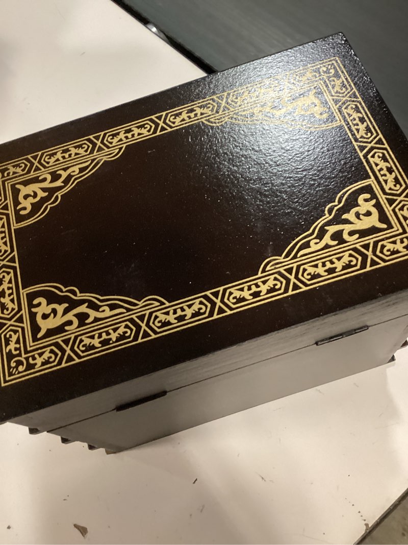 Condition photo showing New/Like New for tosnail 2 pack decorative book boxes wooden antique book decorations vintage storage box