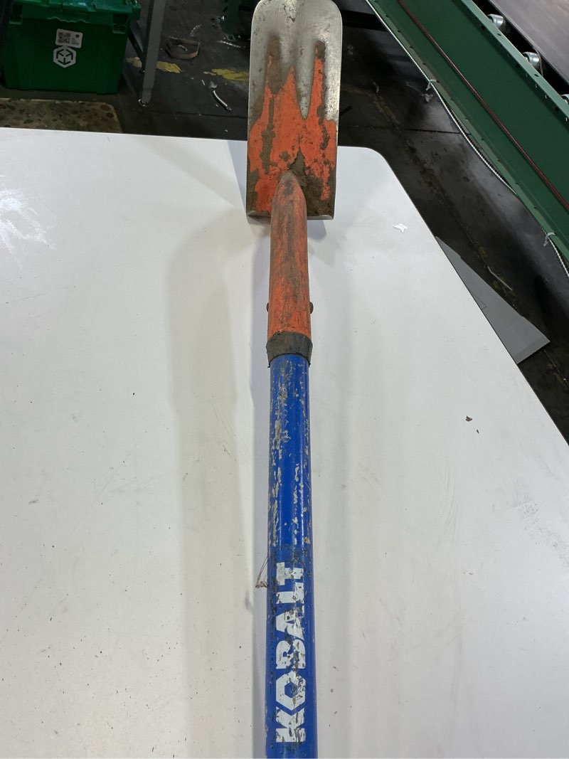 Condition photo showing As Is for kobalt 40-in fiberglass handle trenching spade