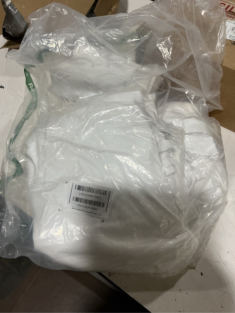 Condition photo showing New/Like New for extra thick heavyweight queen size 4 piece bed sheet set - scalloped edge bedding - ultra-soft & wrinkle resistant - super luxury queen bed set - premium hotel quality sheets with deep pockets - white 16 - white with white scallop edge embroidery queen