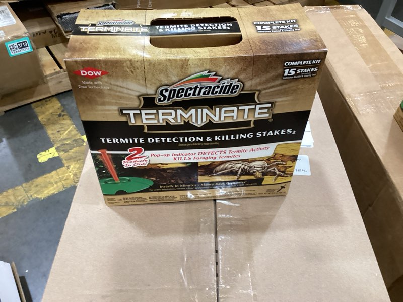 Condition photo showing Good Condition for spectracide terminate termite detection & killing stakes, kills foraging termites, detects termite activity, 15 count
