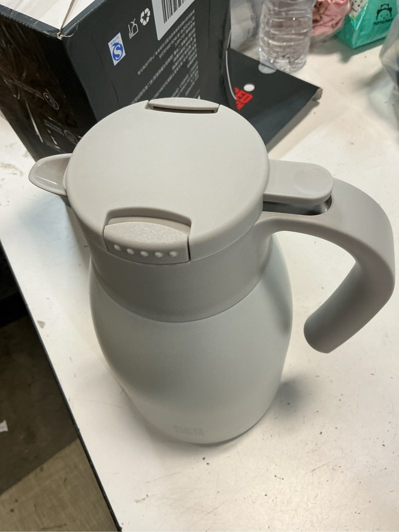 Condition photo showing Good Condition for red earth 51oz thermal coffee carafe, stainless steel vacuum insulated, press button lid, 1.5l (matte white)