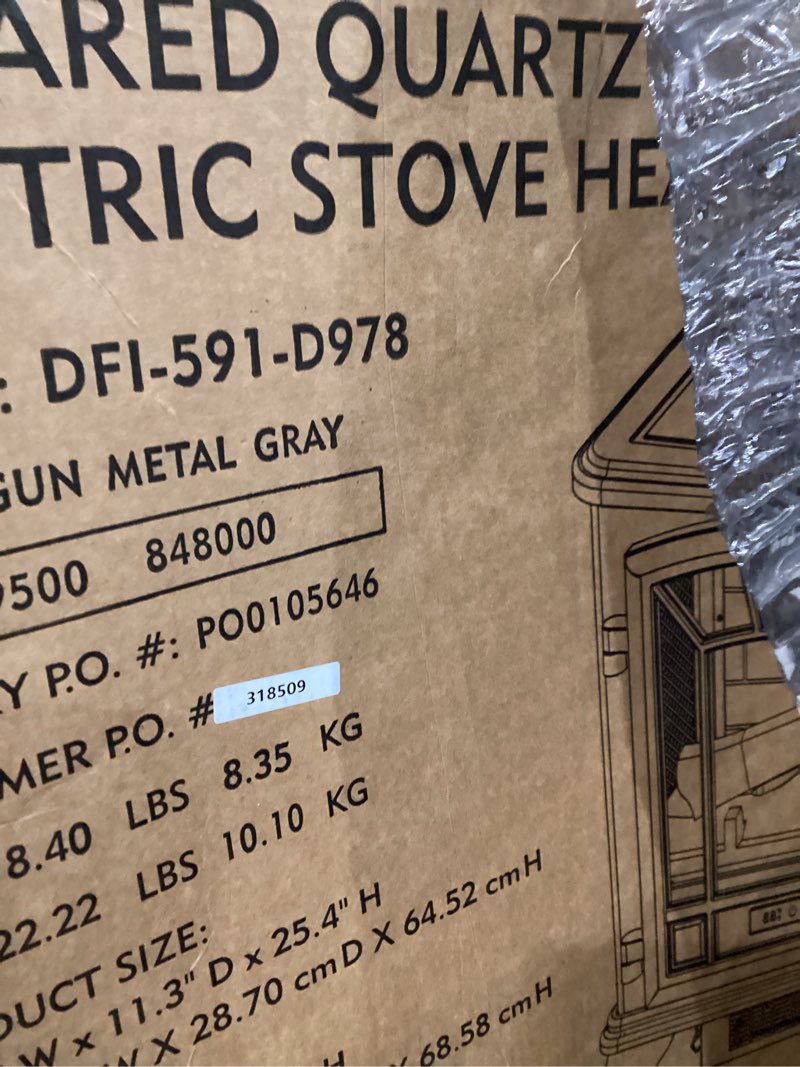 Duraflame infarared electric stove 