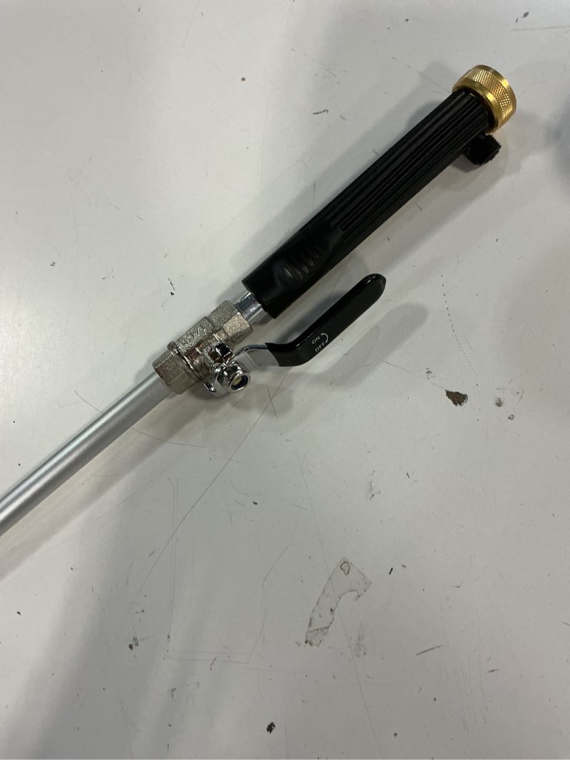 Condition photo showing Good Condition for upgraded jet nozzle for garden hose power washer wand hydro jet high pressure washer tools with 2 different nozzles and hose quick connectors black 18.0 inches